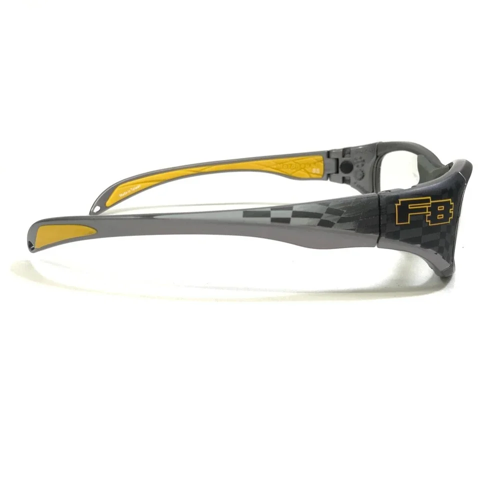 Rec Specs Athletic Goggles Frames Morpheus II 375 Yellow Gray Checks 53-17-130